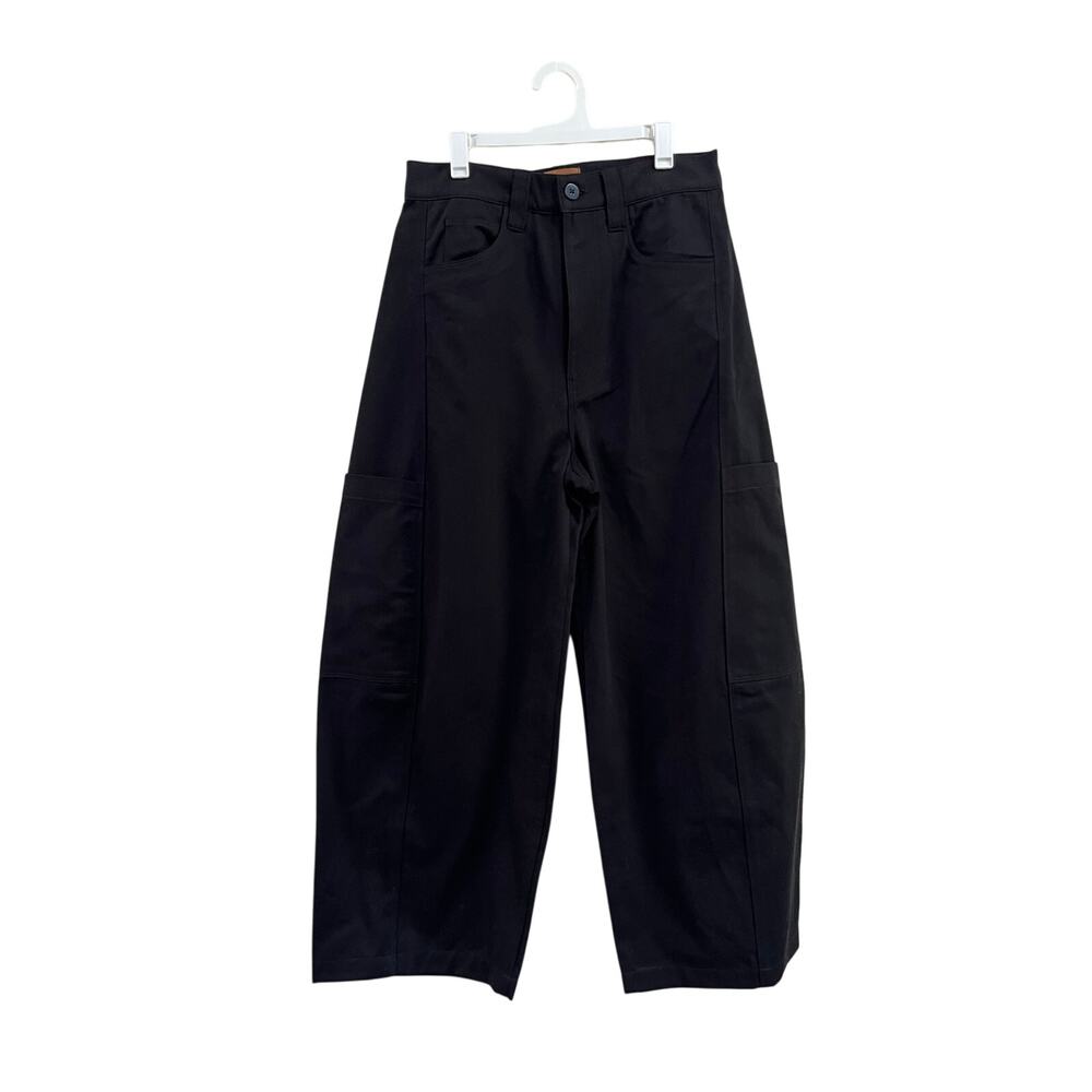 Jamie Haller Black Barrel Relaxed Minimalist Pants Size 0